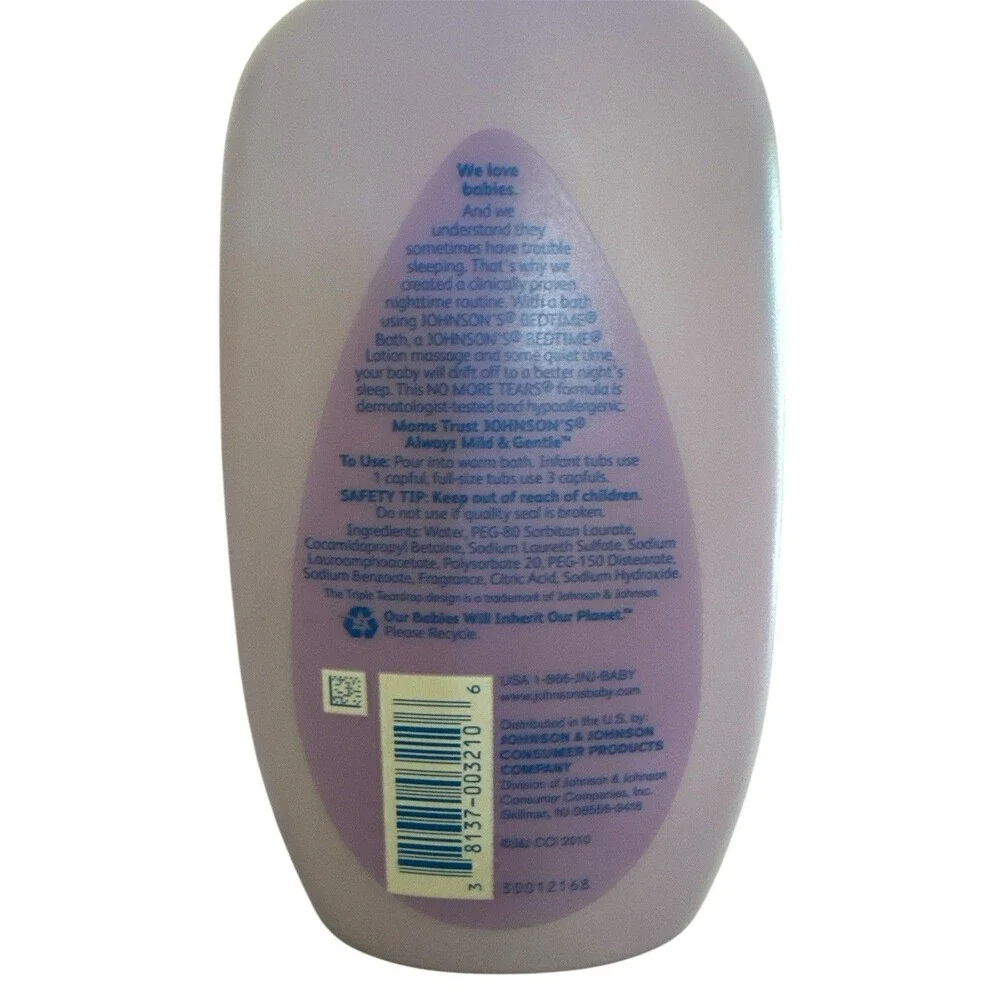 Johnson's Baby Bedtime Bath 9 Fl Oz New Pack of 2
